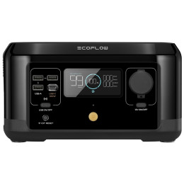 Station de charge EcoFlow RIVER mini (Wireless) vert black