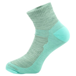 Chaussettes Zulu Merino Lite turquoise turquoise/grey