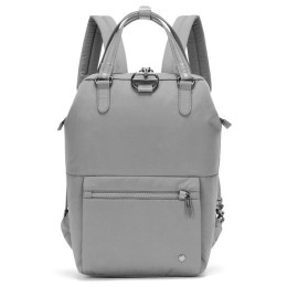 Sac à dos urbain Pacsafe Citysafe CX mini backpack girs Econyl Gravity Gray