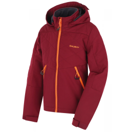 Veste enfant Husky Salex K rouge bordo