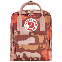 Sac à dos urbain Fjällräven Kånken Graphics Mini rose ChalkRose-Hidden Animals