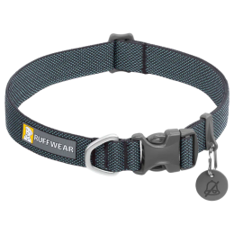 Collier pour chien Ruffwear Hi & Light™ Collar noir Basalt Gray