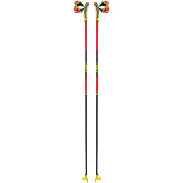 Bâtons course Leki PRC 750 noir / rouge bright red-neonyellow-black