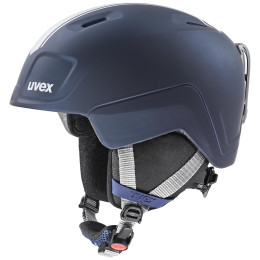 Casque de ski enfant Uvex Heyya Pro bleu foncé race midnight - silver mat