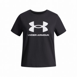 T-shirt enfant Under Armour BIG LOGO SS-BLK noir / blanc Black