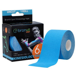 Bande kinésiologie BronVit Sport Kinesio Tape classic 5 cm x 6m