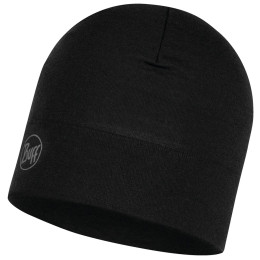 Bonnet Buff MW Merino Wool Hat vert SolidBlack