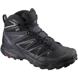Chaussures homme Salomon X Ultra 3 Wide Mid GTX® vert Black/IndianInk/Monument