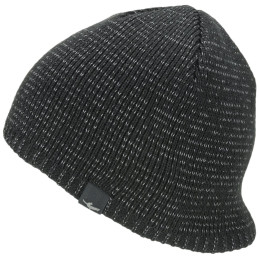 Casquette imperméable SealSkinz WP Cold Weather Reflective vert Black
