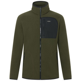 Sweatshirt fonctionnel homme Regatta Frankie Borg kaki / noir DarkKhak/Blk