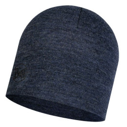 Bonnet d'hiver Buff Merino Midweight Beanie bleue NIGHT BLUE MELANGE