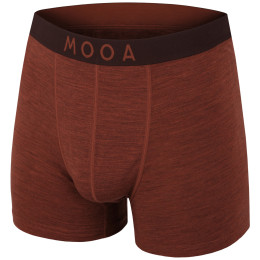 Caleçon homme MOOA MerinoSilk 4in orange cinnamon melange