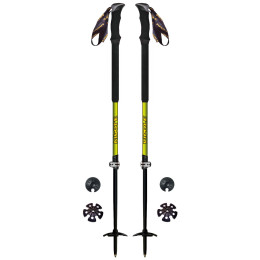 Bâtons randonnée Vipole Skitour Vario noir/vert