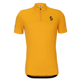 Maillot vélo homme Scott Jersey M's Endurance LT SS jaune gleam orange