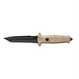 Couteau militaire TB OUTDOOR Vengeur Survival Knife noir/ beige