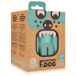 Sacs à déjections canines Explorer Dog Eko Exbags Mint 270 ks