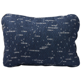 Cussin Therm-a-Rest Compressible Pillow, Large bleu / gris warp speed