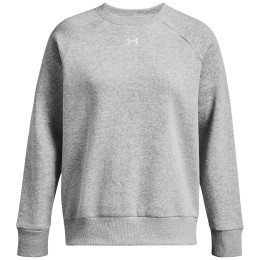 Sweat-shirt femme Under Armour Rival Fleece Crew girs Mod Gray Light Heather / / White