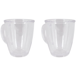 Mug isotherme Bo-Camp Thermo mug 340 ml - 2ks Transparente