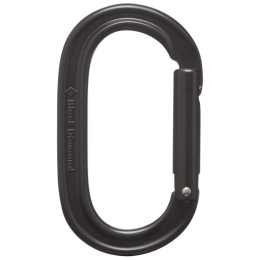 Mousqueton Black Diamond Oval Keylock noir Black