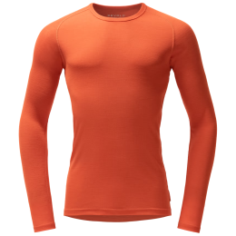 T-shirt fonctionnel homme Devold Adventure Merino 190 Shirt Man orange Brick