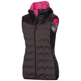 Gilet femme Northfinder Simila noir / rose Blackmelange