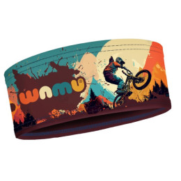 Bandeau WAMU Mountain Bike orange / bleu