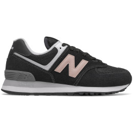 Chaussures femme New Balance WL574HB2 noir / rose Black