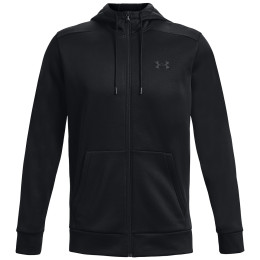 Sweat-shirt homme Under Armour Armour Fleece FZ Hoodie vert Black / / Black