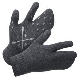 Gants Sensor Merino Lobster gris