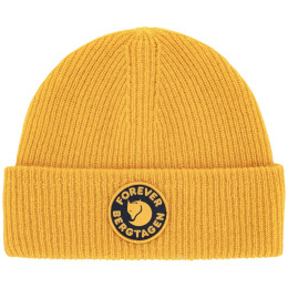 Bonnet d'hiver Fjällräven Bergtagen Forever Wool Beanie jaune Mustard Yellow