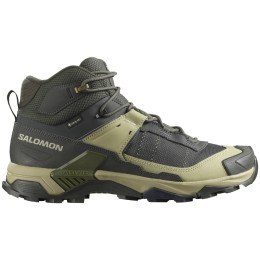 Chaussures homme Salomon X Ultra 5 Mid Gore-Tex vert Peat / Gray Green / Blue Nights