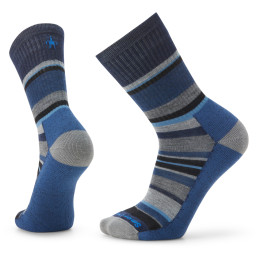 Chaussettes homme Smartwool Everyday Light Cushion Saturnsphere Crew gris / bleu deep navy