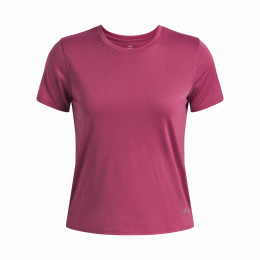 T-shirt femme Under Armour Launch Shortsleeve rose Red