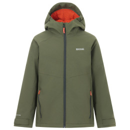 Veste d'hiver enfants Regatta Hillain Warm Lined Dark Khaki kaki DrkKhaTea