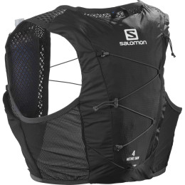 Gilet course Salomon Active Skin 4 With Flasks vert black