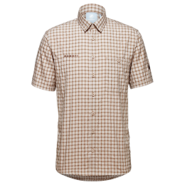 Chemise homme Mammut Lenni Shirt Men 2023 brun / gris savannah-dark sand