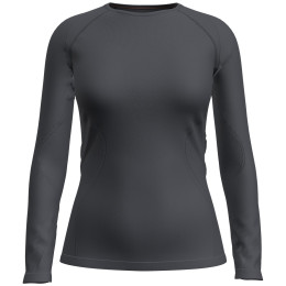 T-shirt fonctionnel femme Icebreaker W Mer 260 Zoneknit Seamless LS Crewe vert Graphite