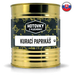 Repas prêt à manger Hotovky z plechovky Poulet crémeux au paprika 800 g