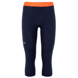 Pantalon sous-vêtement 3/4 homme Salewa Cristallo Warm Amr M 3/4 Tight. bleu foncé NavyBlazer