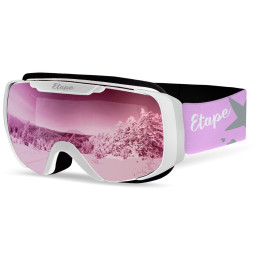 Masques de ski enfant Etape Monkey blanc bílá mat