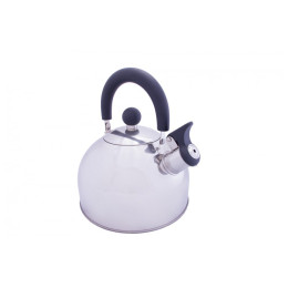 Bouilloire Vango 2L Stainless Steel kettle with folding handle argenté silver