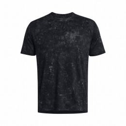 T-shirt fonctionnel homme Under Armour Rush Energy Print SS vert Black/Black