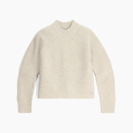 Pull femme Royal Robins W Rockcraft Mock Neck beige Soapstone HTR