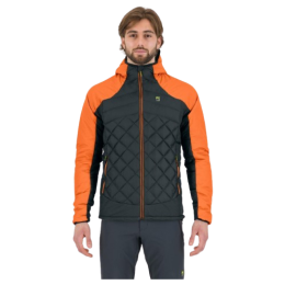 Veste homme Karpos Lastei Active Pl.Jkt gris / orange WOODL.GRAY/VIBR.ORANGE