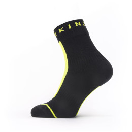 Chaussettes imperméables SealSkinz Dunton 2023 vert Black/Neon Yellow