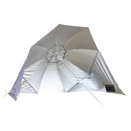 Parasol Bo-Camp Beach parasol with sidewalls girs Grey