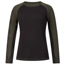 T-shirt femme Rafiki Zenith W vert / noir raven/tarmac
