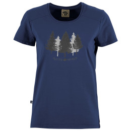 T-shirt femme E9 5Trees bleue Vintageblue-769