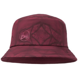 Chapeau randonnée Buff Trek Bucket Hat rouge CalyxDarkRed